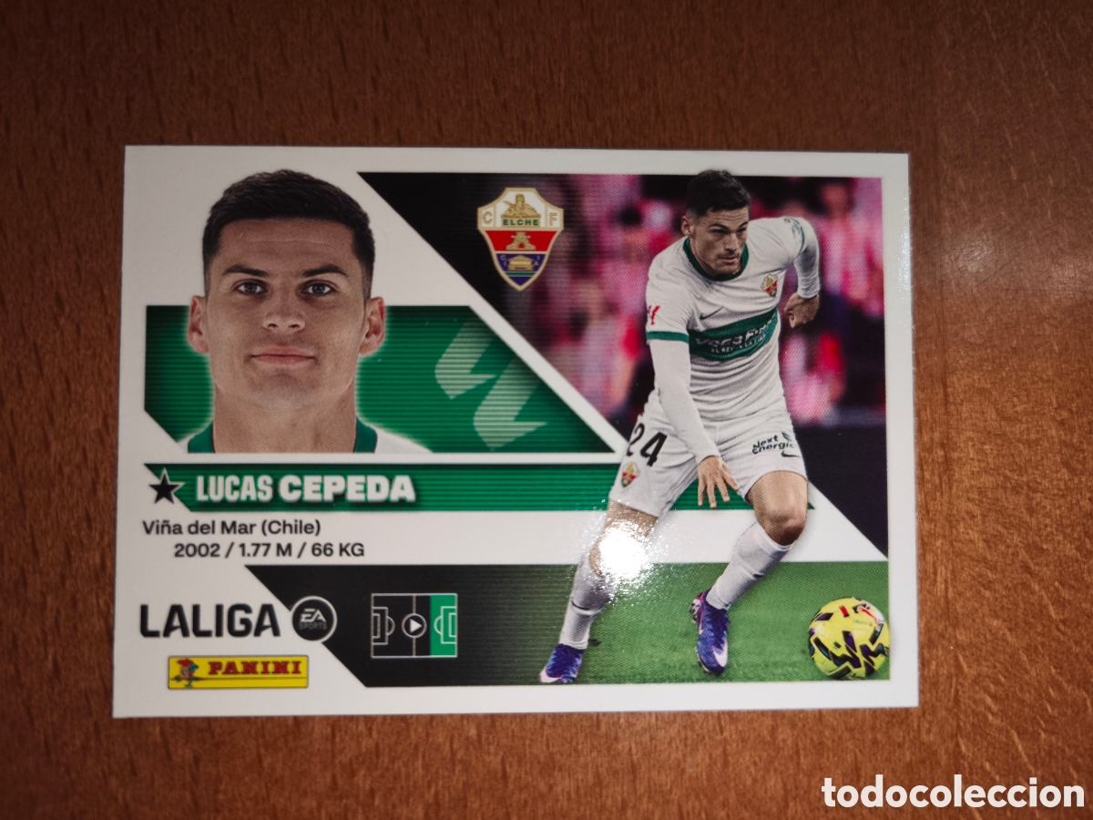 Cromos de f&uacute;tbol: Cepeda n&deg;18 liga este 26/27 Elche