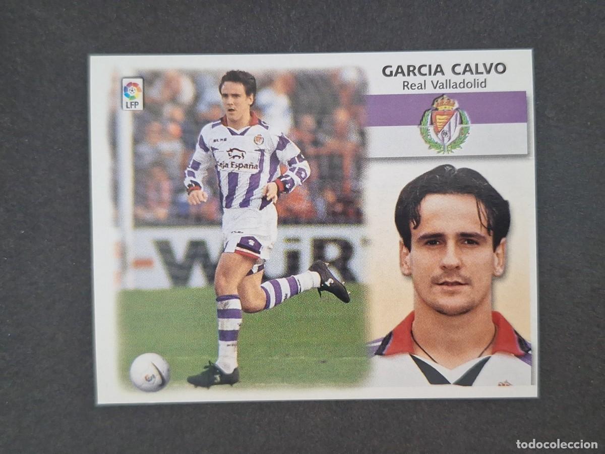Cromos de f&uacute;tbol: L5 GARCIA CALVO REAL VALLADOLID LIGA ESTE 1999 2000 99 00 NUNCA PEGADO SIN PEGAR
