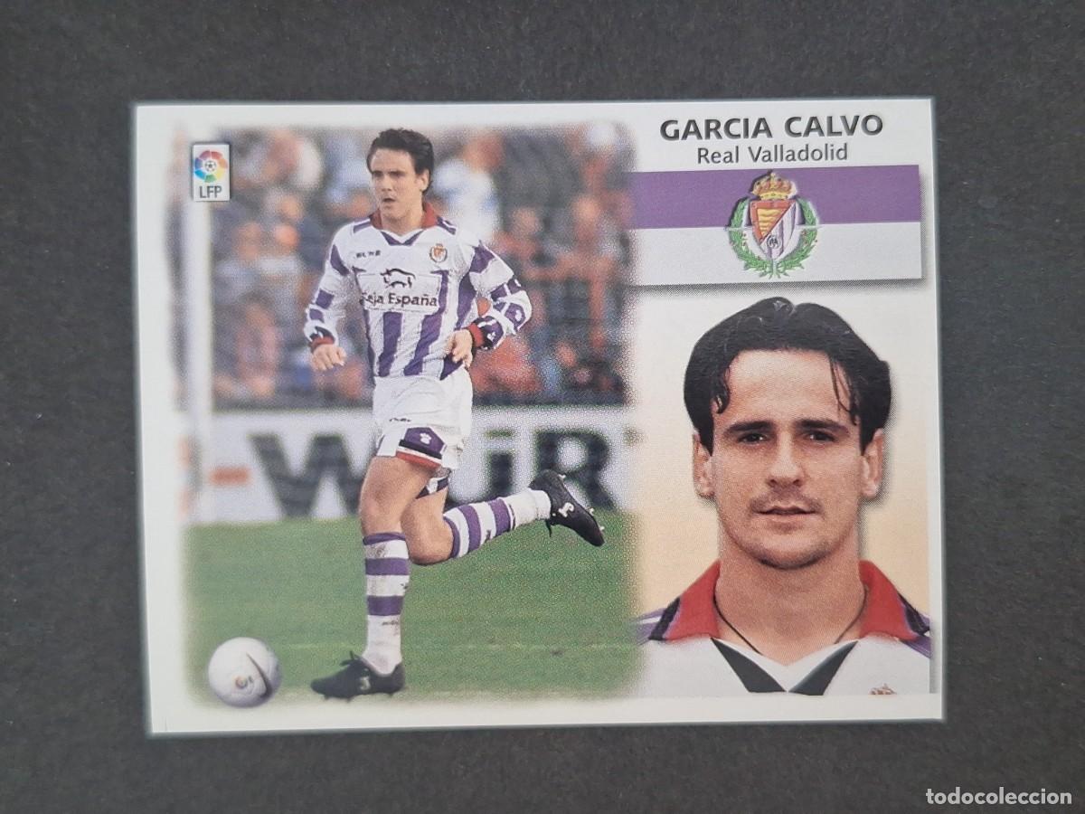 Cromos de f&uacute;tbol: L5 GARCIA CALVO REAL VALLADOLID LIGA ESTE 1999 2000 99 00 NUNCA PEGADO SIN PEGAR