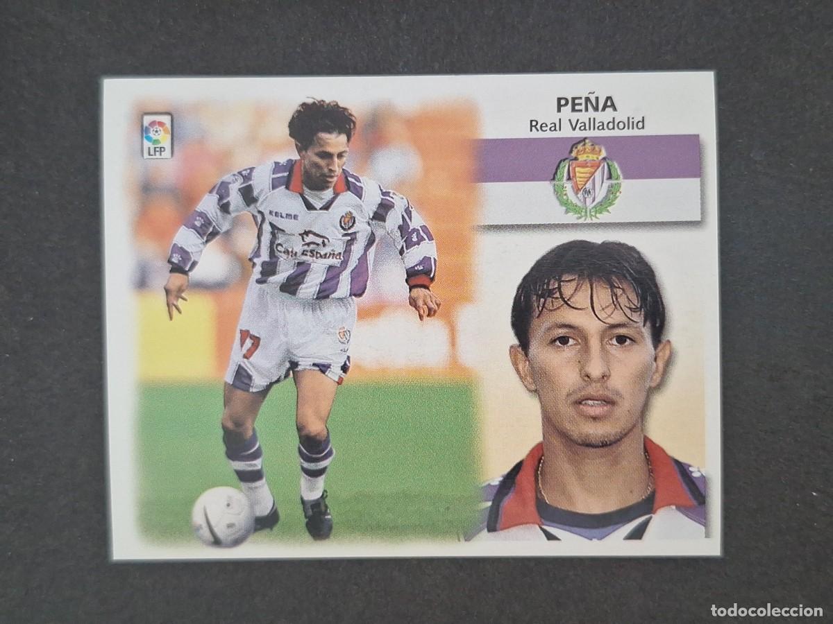 Cromos de f&uacute;tbol: L5 PE&Ntilde;A REAL VALLADOLID LIGA ESTE 1999 2000 99 00 NUNCA PEGADO SIN PEGAR
