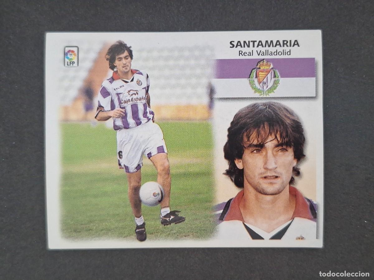 Cromos de f&uacute;tbol: L5 SANTAMARIA REAL VALLADOLID LIGA ESTE 1999 2000 99 00 NUNCA PEGADO SIN PEGAR