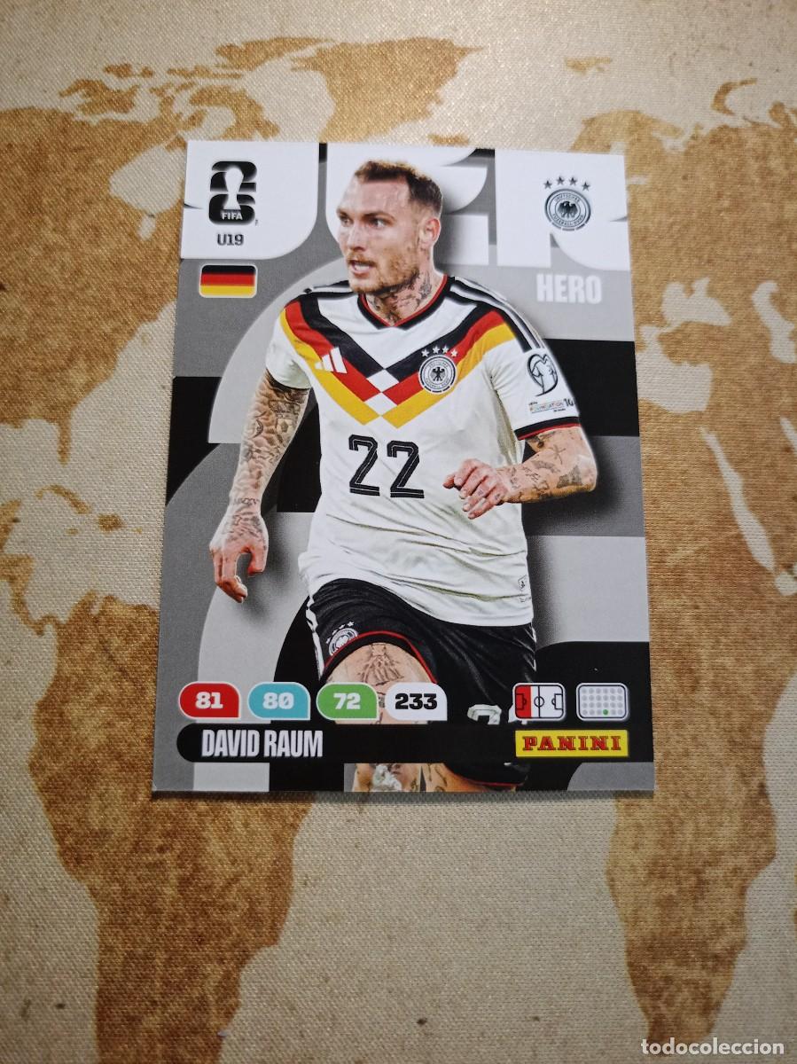 Cromos de f&uacute;tbol: U19 DAVID RAUM Adrenalyn WORLD cup 2026