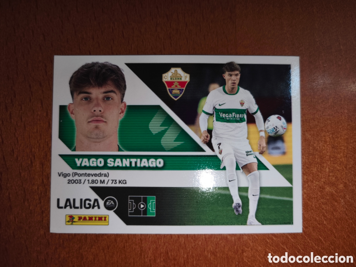 Cromos de f&uacute;tbol: Yago Santiago n&deg;20 liga este 26/27 Elche