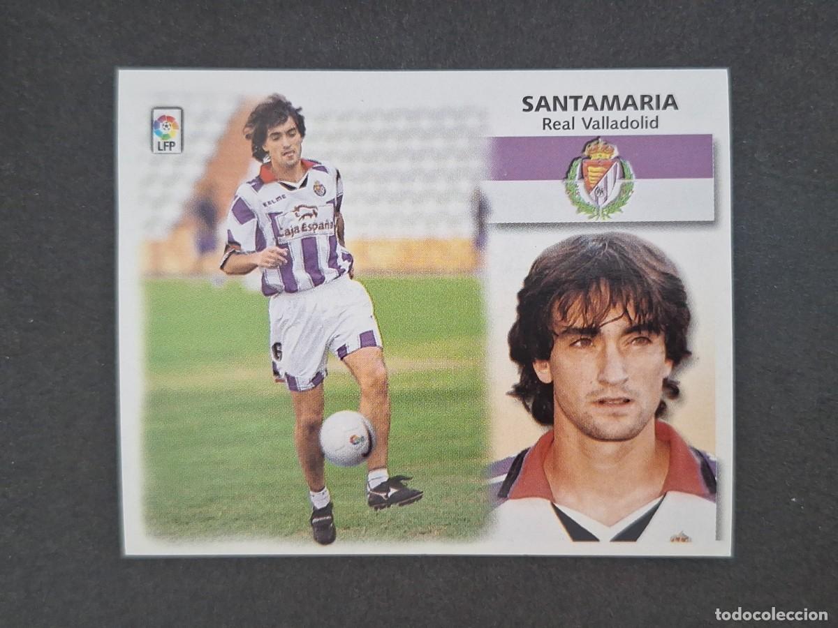 Cromos de f&uacute;tbol: L5 SANTAMARIA REAL VALLADOLID LIGA ESTE 1999 2000 99 00 NUNCA PEGADO SIN PEGAR