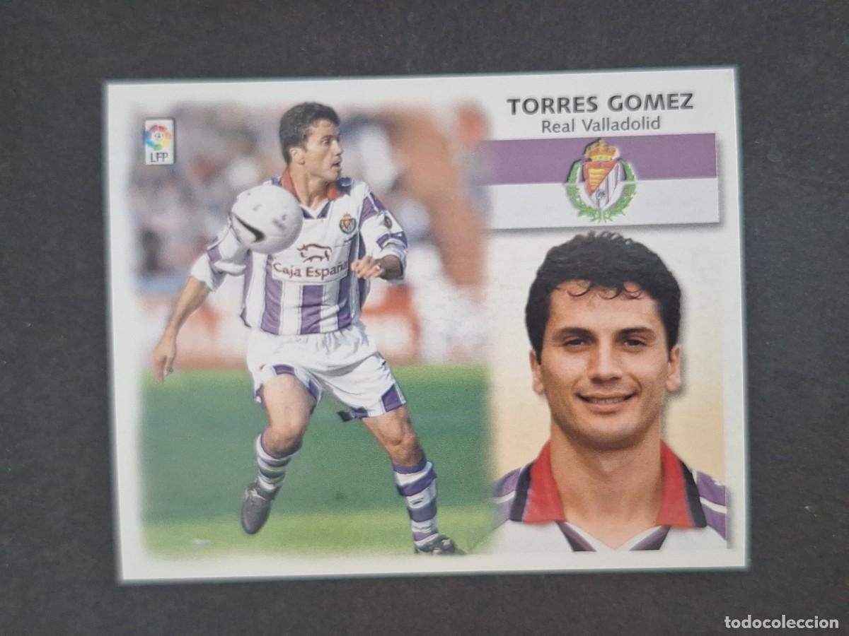 Cromos de f&uacute;tbol: L5 TORRES GOMEZ REAL VALLADOLID LIGA ESTE 1999 2000 99 00 NUNCA PEGADO SIN PEGAR