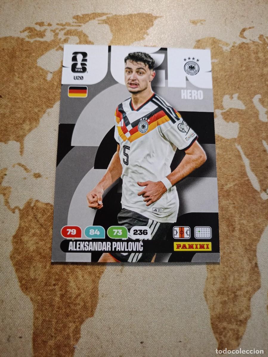 Cromos de f&uacute;tbol: U20 ALEXANDER PAVLOVIC Adrenalyn WORLD cup 2026