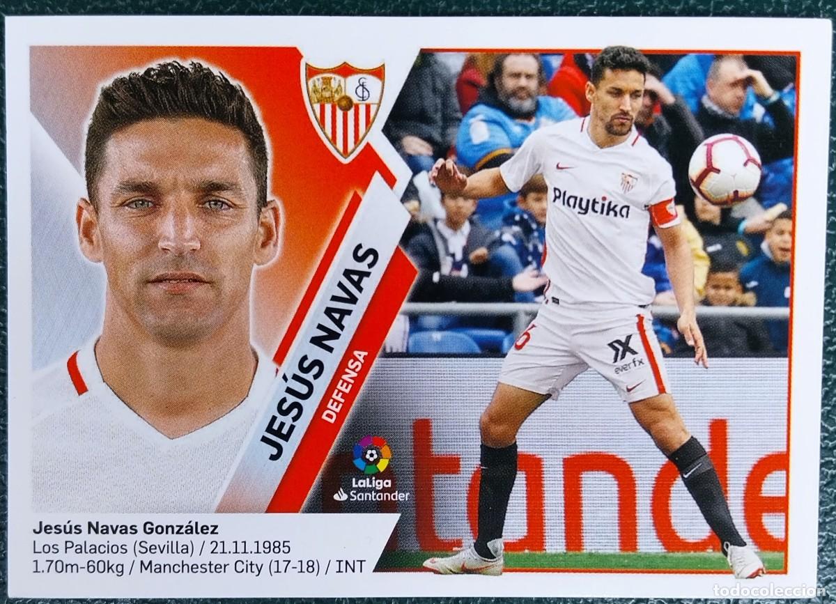 Cromos de f&uacute;tbol: 3 JESUS NAVAS SEVILLA FC CROMOS ALBUM EDICIONES ESTE 2019 2020 19 20