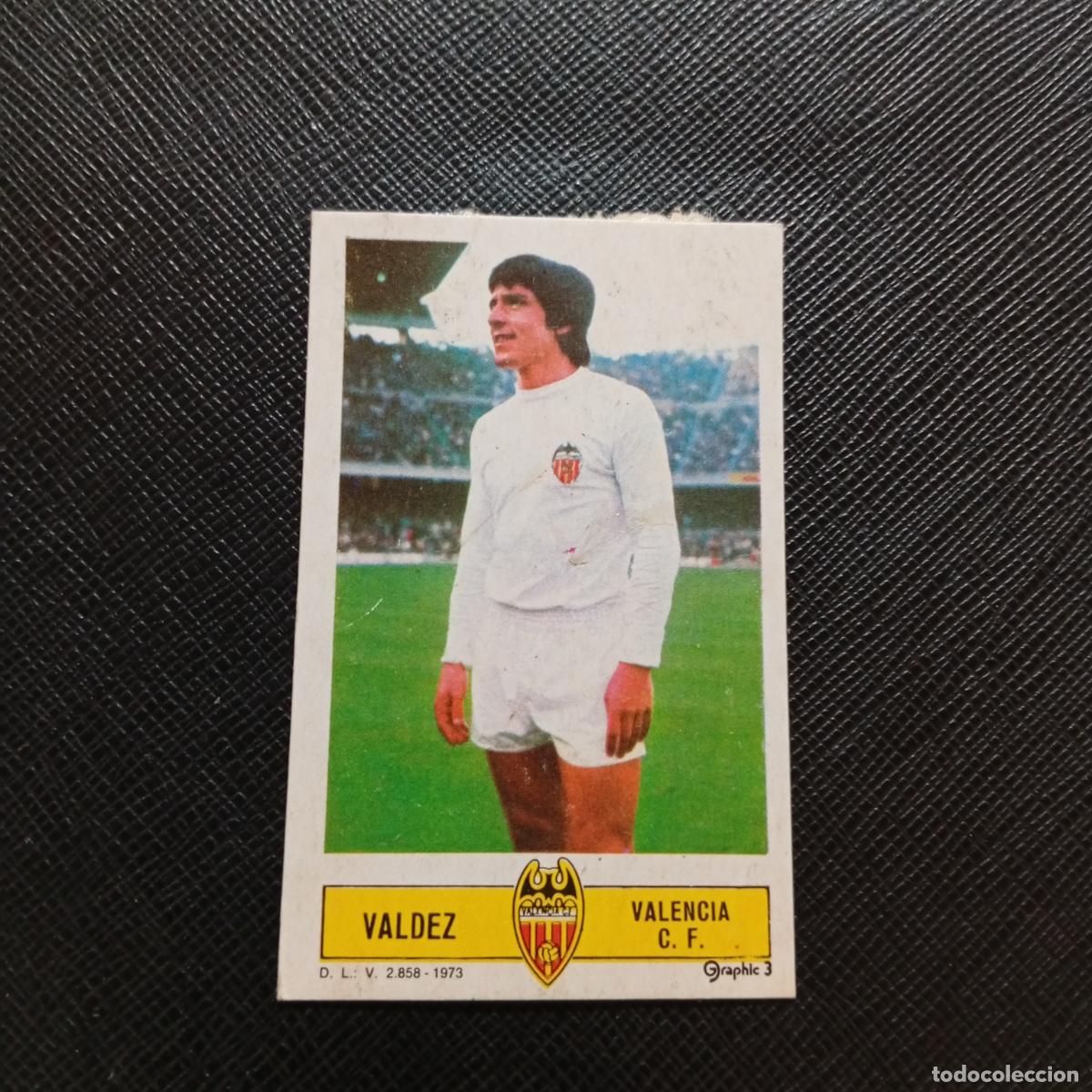 Cromos de f&uacute;tbol: VALDEZ VALENCIA ESTE 1973 1974 CROMO FUTBOL LIGA 73 74 - DESPEGADO - A205 PG4