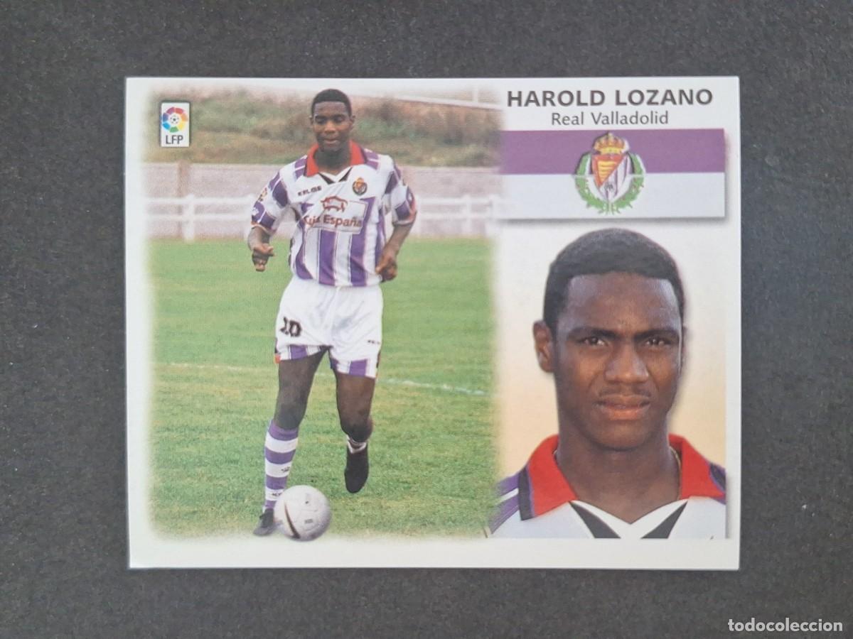 Cromos de f&uacute;tbol: L5 HAROLD LOZANO REAL VALLADOLID LIGA ESTE 1999 2000 99 00 NUNCA PEGADO SIN PEGAR