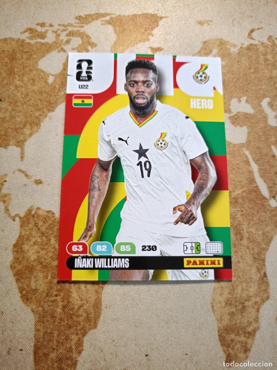 Football Stickers: U22 I&Ntilde;AKI WILLIAMS Adrenalyn WORLD cup 2026