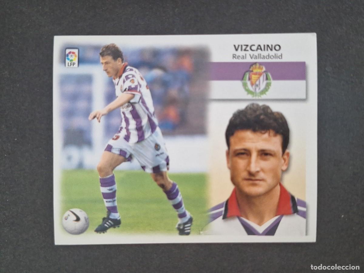 Football Stickers: L5 VIZCAINO REAL VALLADOLID LIGA ESTE 1999 2000 99 00 NUNCA PEGADO SIN PEGAR