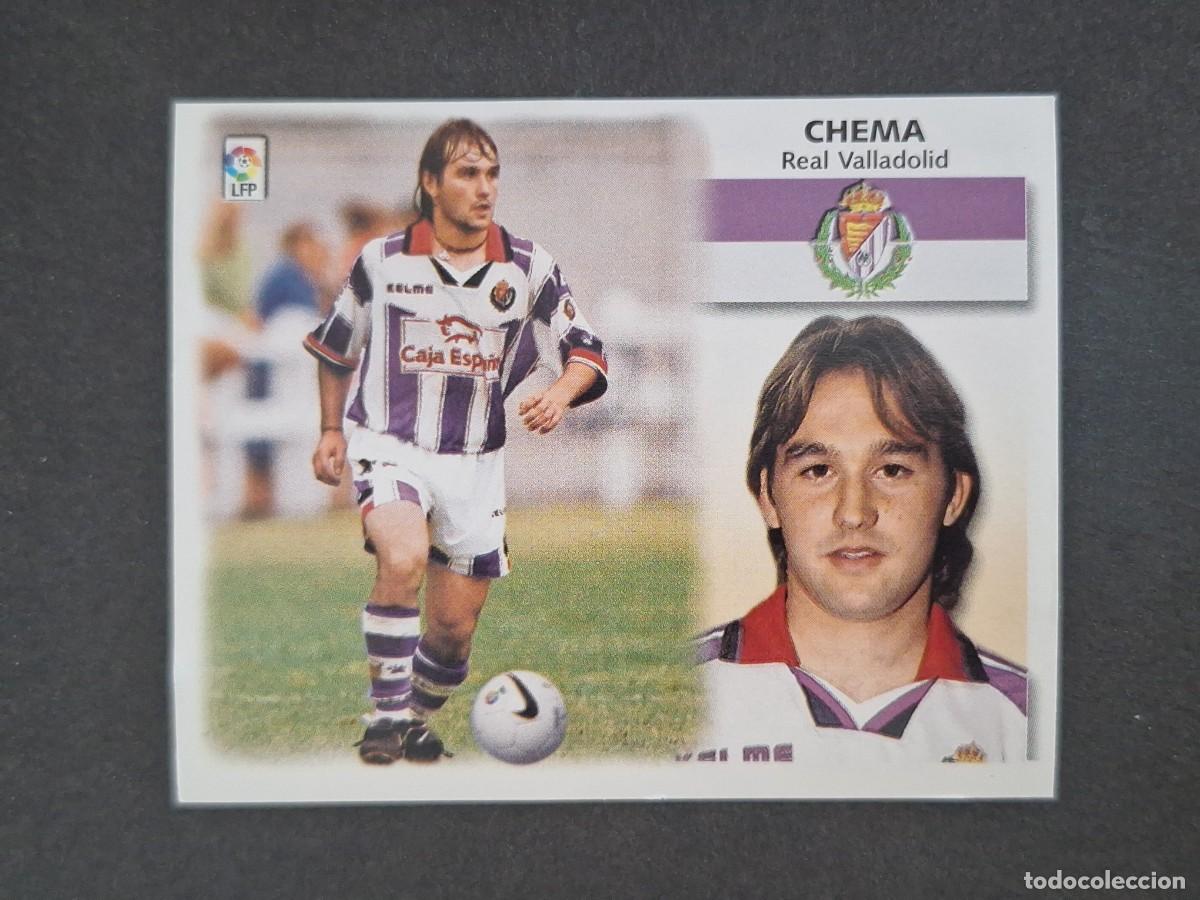 Football Stickers: L5 CHEMA REAL VALLADOLID LIGA ESTE 1999 2000 99 00 NUNCA PEGADO SIN PEGAR