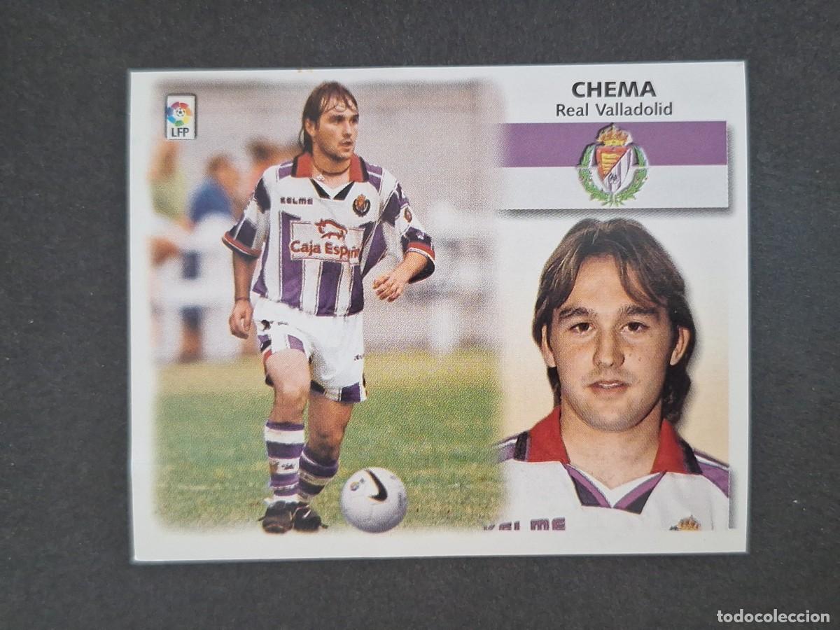 Football Stickers: L5 CHEMA REAL VALLADOLID LIGA ESTE 1999 2000 99 00 NUNCA PEGADO SIN PEGAR