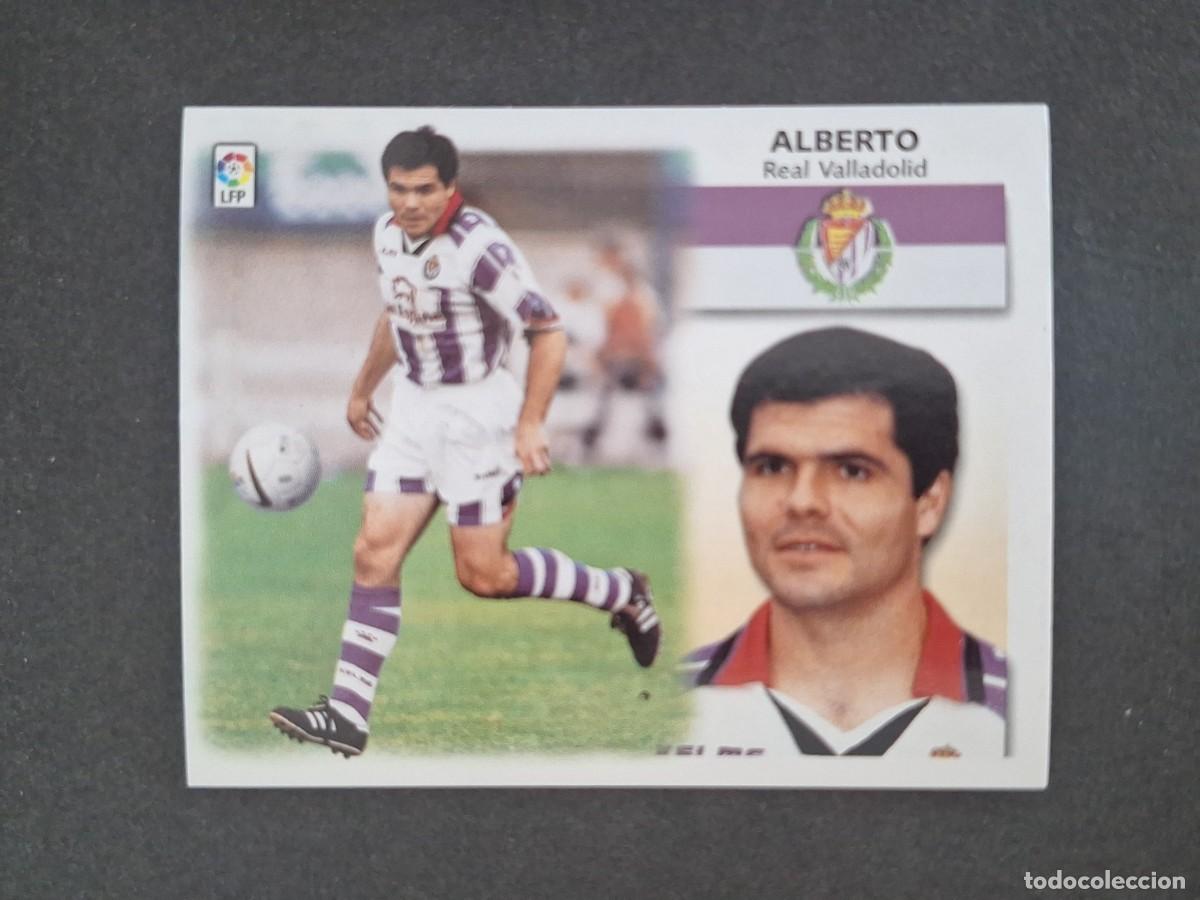 Football Stickers: L5 ALBERTO REAL VALLADOLID LIGA ESTE 1999 2000 99 00 NUNCA PEGADO SIN PEGAR