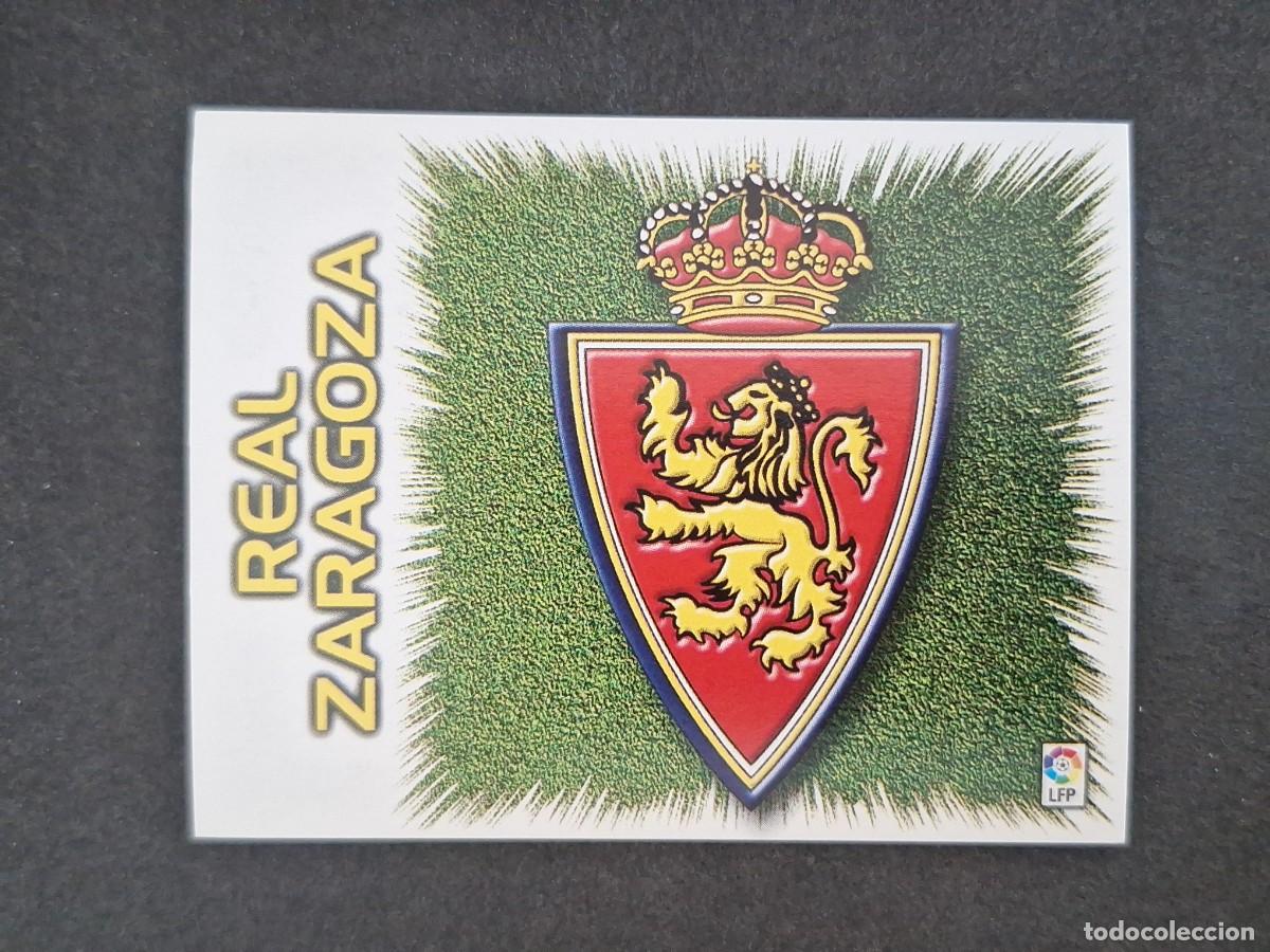 Cromos de f&uacute;tbol: L5 ESCUDO REAL ZARAGOZA LIGA ESTE 1999 2000 99 00 NUNCA PEGADO SIN PEGAR