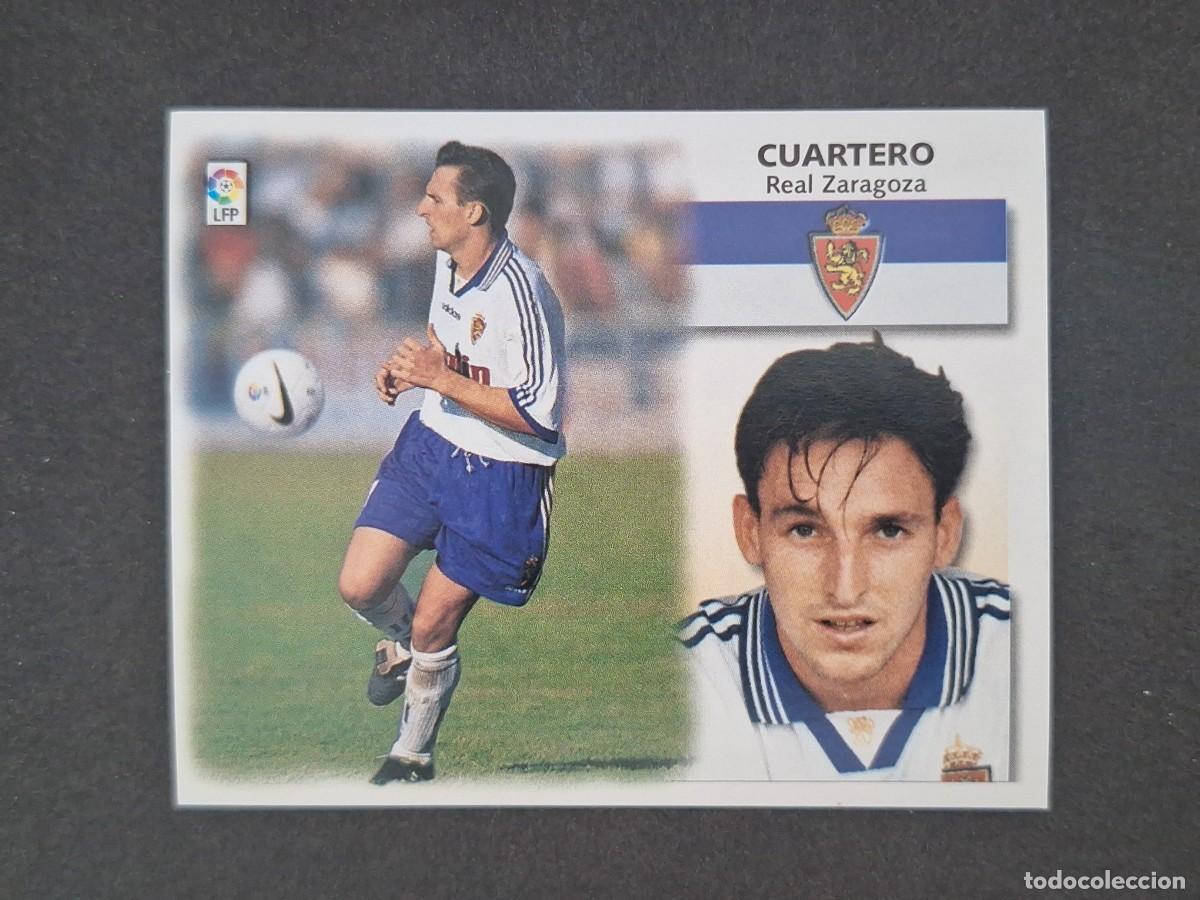Cromos de f&uacute;tbol: L5 CUARTERO REAL ZARAGOZA LIGA ESTE 1999 2000 99 00 NUNCA PEGADO SIN PEGAR