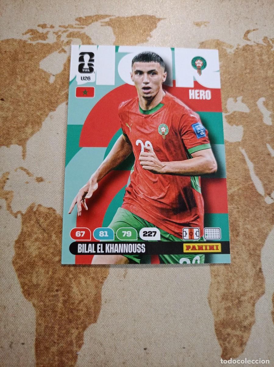 Cromos de f&uacute;tbol: U2N BILAL EL KHANNOUSS Adrenalyn WORLD cup 2026
