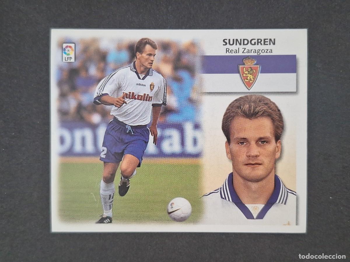 Cromos de f&uacute;tbol: L5 SUNDGREN REAL ZARAGOZA LIGA ESTE 1999 2000 99 00 NUNCA PEGADO SIN PEGAR