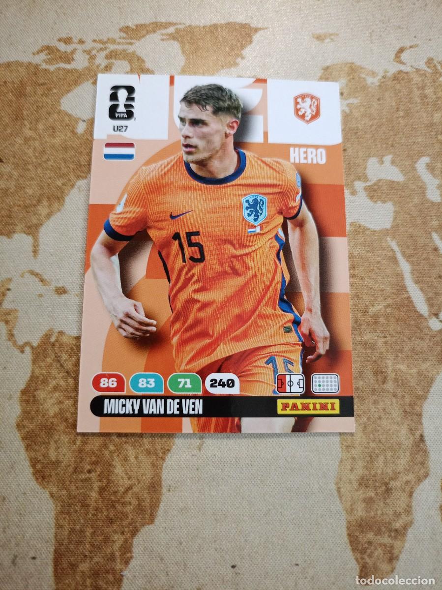 Cromos de f&uacute;tbol: U27 MICKY VAN DE VEN Adrenalyn WORLD cup 2026