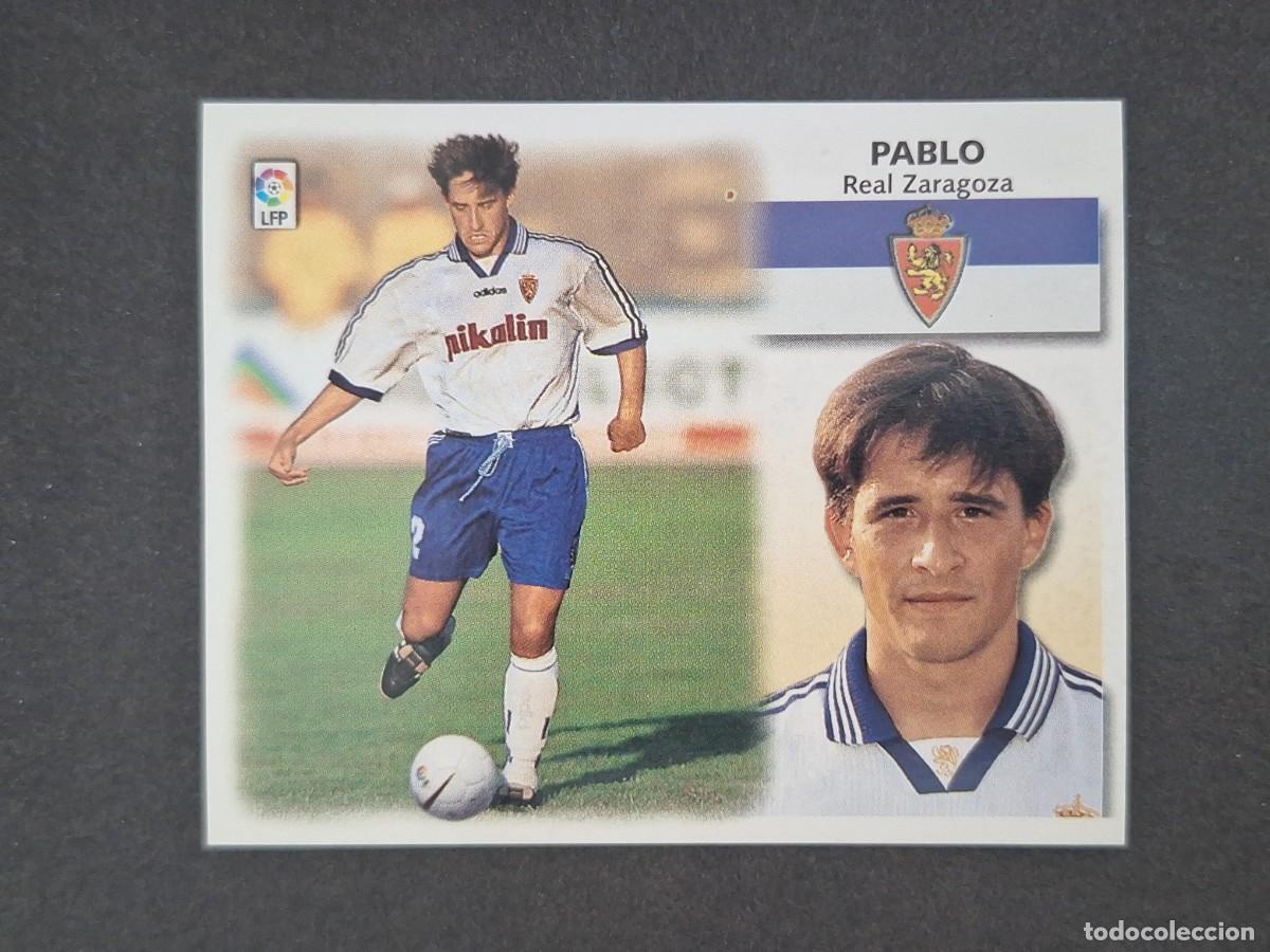 Cromos de f&uacute;tbol: L5 PABLO REAL ZARAGOZA LIGA ESTE 1999 2000 99 00 NUNCA PEGADO SIN PEGAR