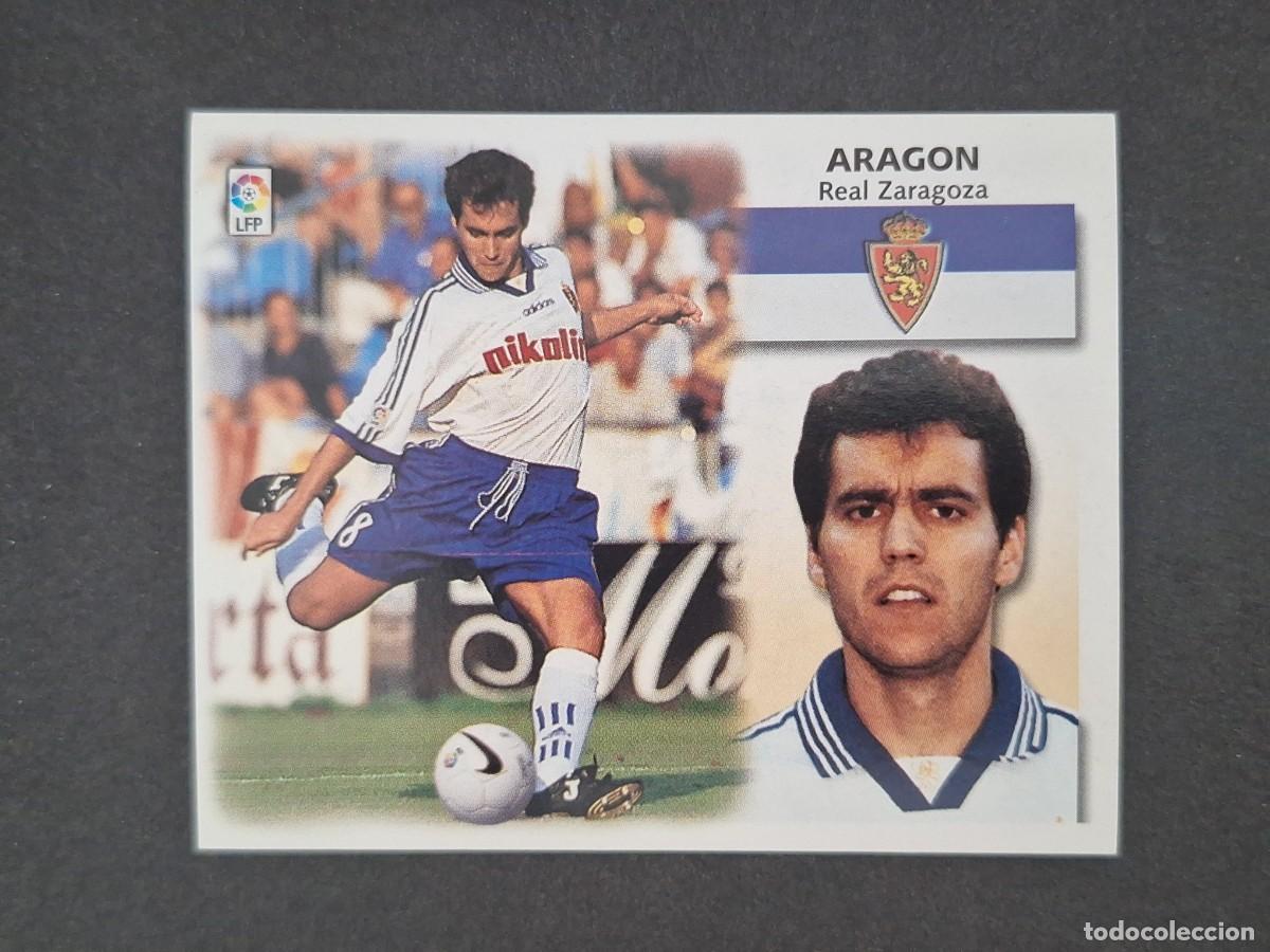 Cromos de f&uacute;tbol: L5 ARAGON REAL ZARAGOZA LIGA ESTE 1999 2000 99 00 NUNCA PEGADO SIN PEGAR