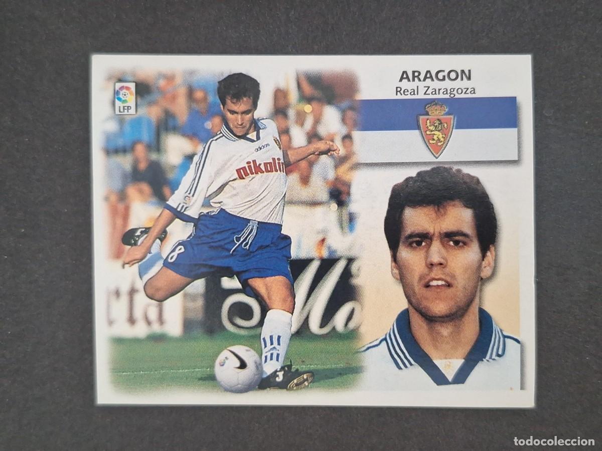 Cromos de f&uacute;tbol: L5 ARAGON REAL ZARAGOZA LIGA ESTE 1999 2000 99 00 NUNCA PEGADO SIN PEGAR