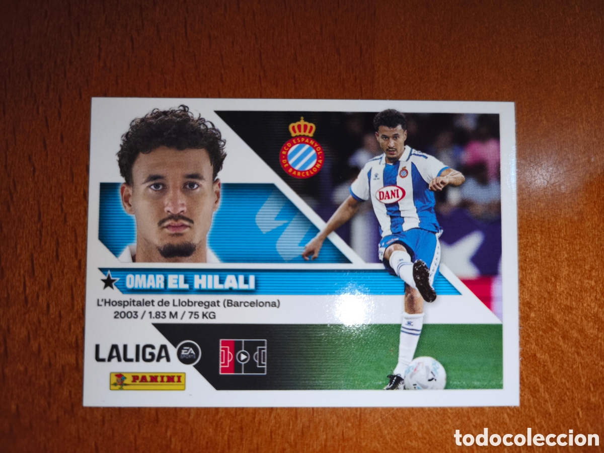 Cromos de f&uacute;tbol: El Hilali n&deg;5 liga este 26/27 Espanyol