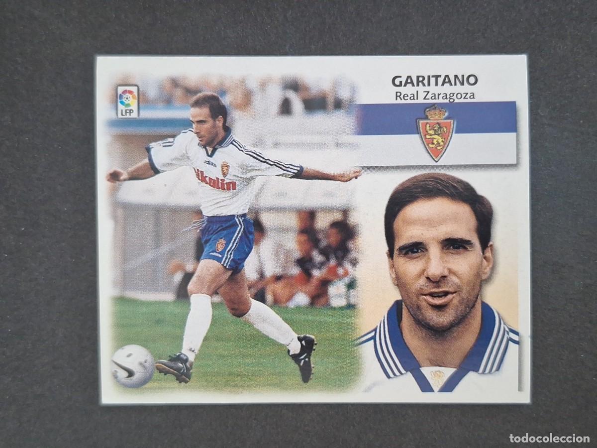 Cromos de f&uacute;tbol: L5 GARITANO REAL ZARAGOZA LIGA ESTE 1999 2000 99 00 NUNCA PEGADO SIN PEGAR