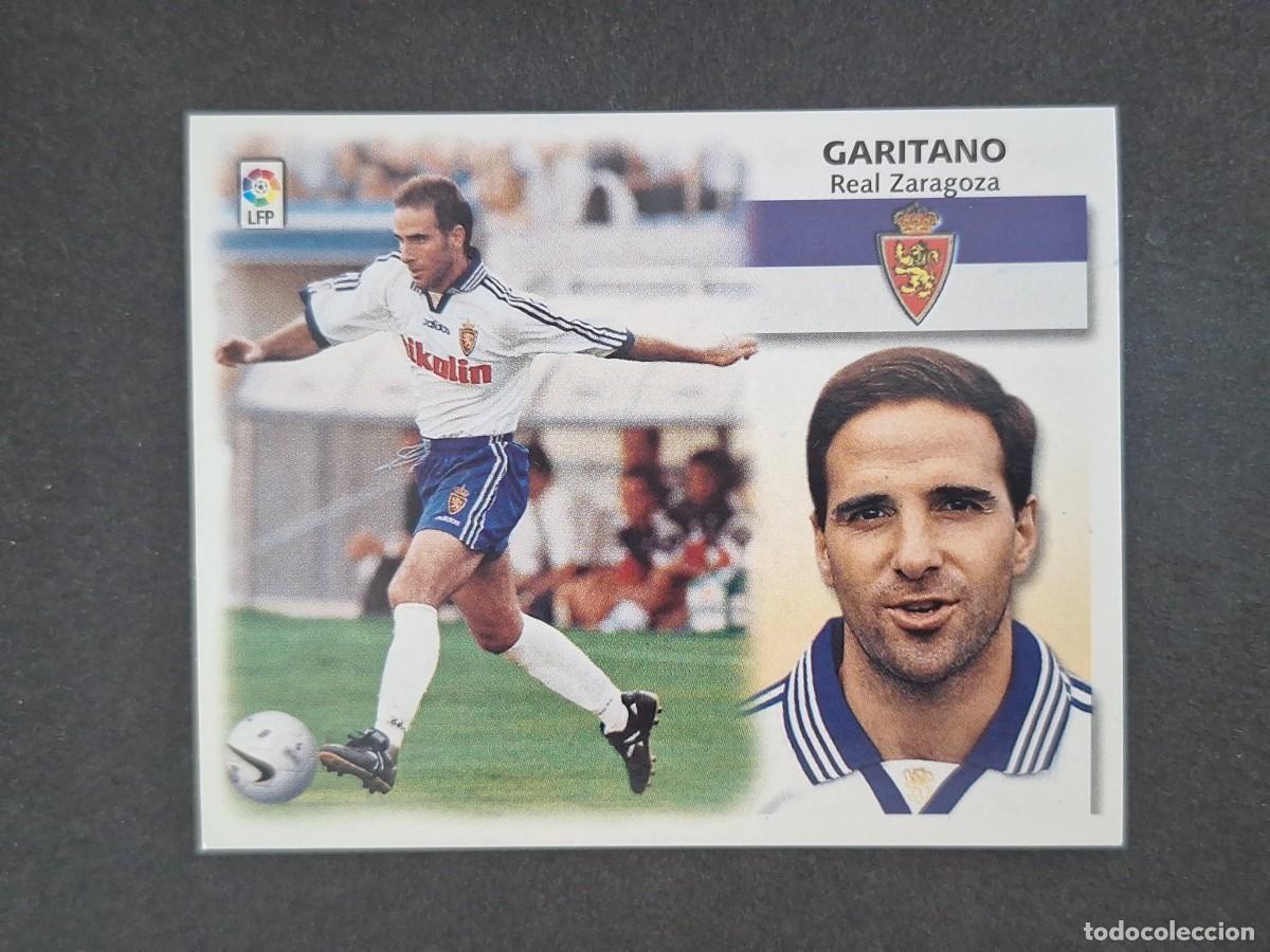 Cromos de f&uacute;tbol: L5 GARITANO REAL ZARAGOZA LIGA ESTE 1999 2000 99 00 NUNCA PEGADO SIN PEGAR