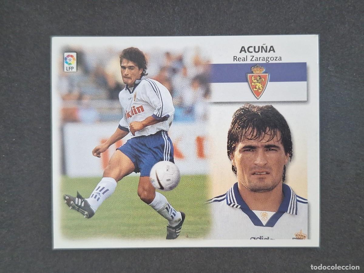 Football Stickers: L5 ACU&Ntilde;A REAL ZARAGOZA LIGA ESTE 1999 2000 99 00 NUNCA PEGADO SIN PEGAR