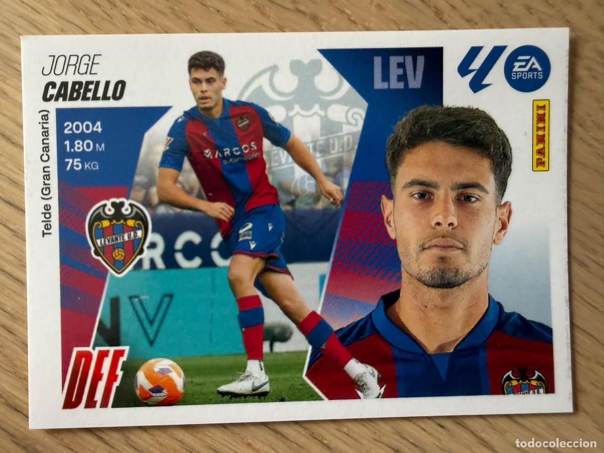 Football Stickers: 7 CABELLO LEVANTE 25 26 2025 2026 LIGA EA SPORTS COLECCIONES ESTE SIN PEGAR STICKER