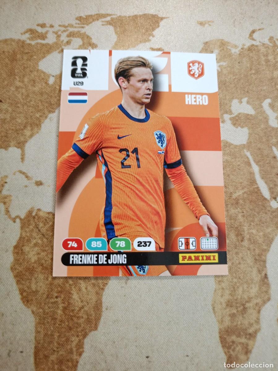 Football Stickers: U29 FRANKIE DE JONG Adrenalyn WORLD cup 2026