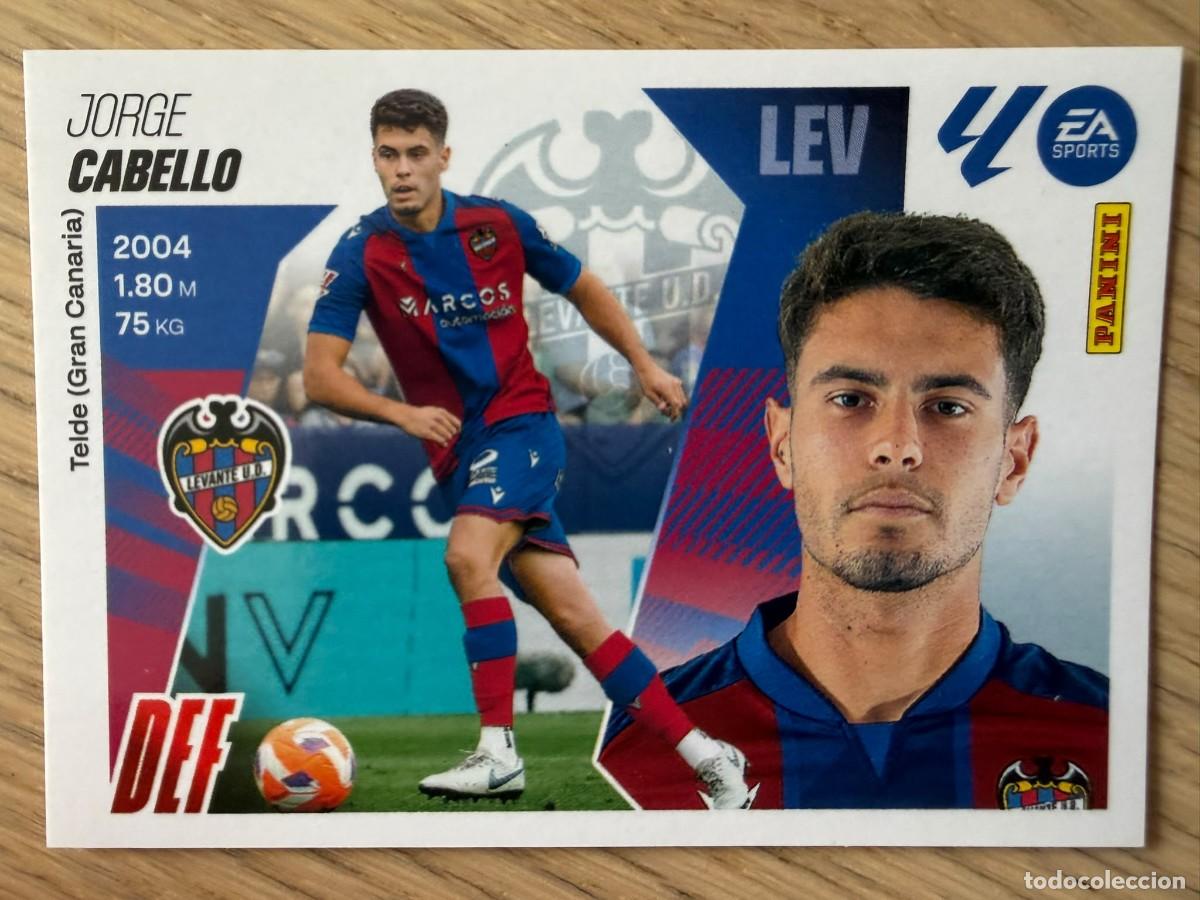 Football Stickers: 7 CABELLO LEVANTE 25 26 2025 2026 LIGA EA SPORTS COLECCIONES ESTE SIN PEGAR STICKER