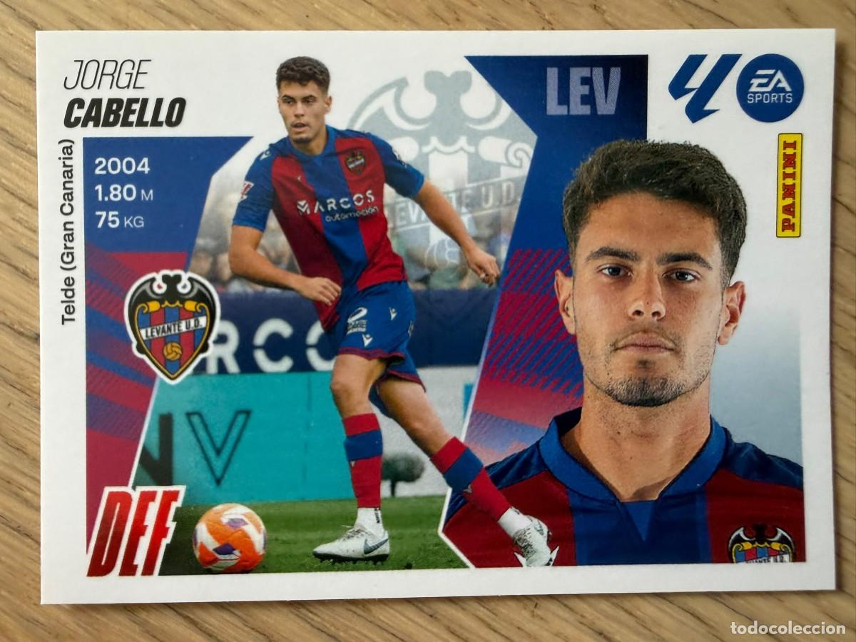 Cartes &agrave; collectionner de Football: 7 CABELLO LEVANTE 25 26 2025 2026 LIGA EA SPORTS COLECCIONES ESTE SIN PEGAR STICKER