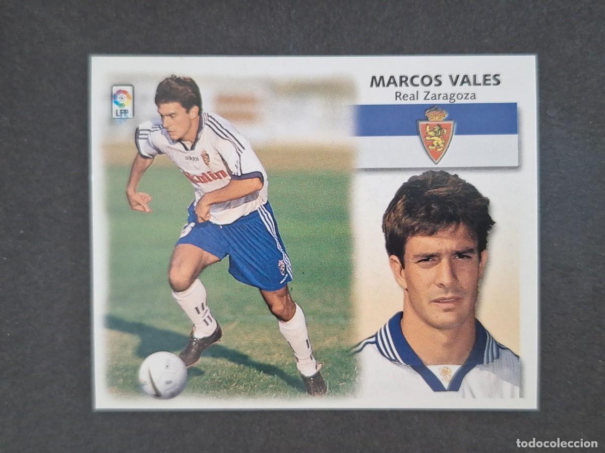 Cartes &agrave; collectionner de Football: L5 MARCOS VALES REAL ZARAGOZA LIGA ESTE 1999 2000 99 00 NUNCA PEGADO SIN PEGAR