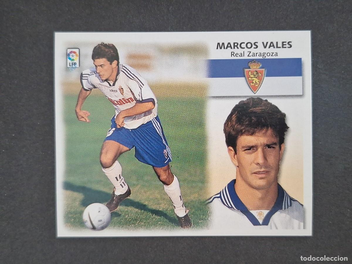 Cartes &agrave; collectionner de Football: L5 MARCOS VALES REAL ZARAGOZA LIGA ESTE 1999 2000 99 00 NUNCA PEGADO SIN PEGAR