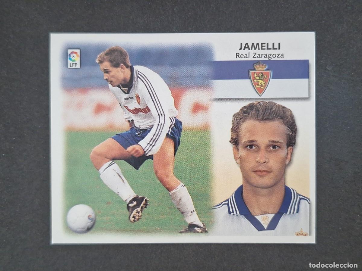 Cartes &agrave; collectionner de Football: L5 JAMELLI REAL ZARAGOZA LIGA ESTE 1999 2000 99 00 NUNCA PEGADO SIN PEGAR