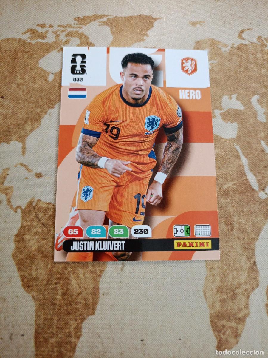 Cartes &agrave; collectionner de Football: U30 JUSTIN KLUIVERT Adrenalyn WORLD cup 2026