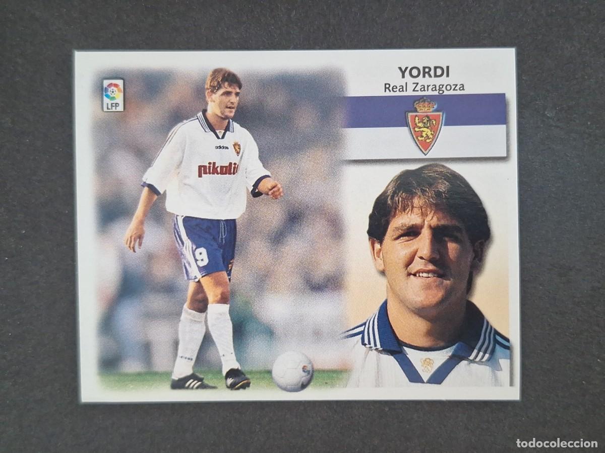 Cartes &agrave; collectionner de Football: L5 YORDI REAL ZARAGOZA LIGA ESTE 1999 2000 99 00 NUNCA PEGADO SIN PEGAR