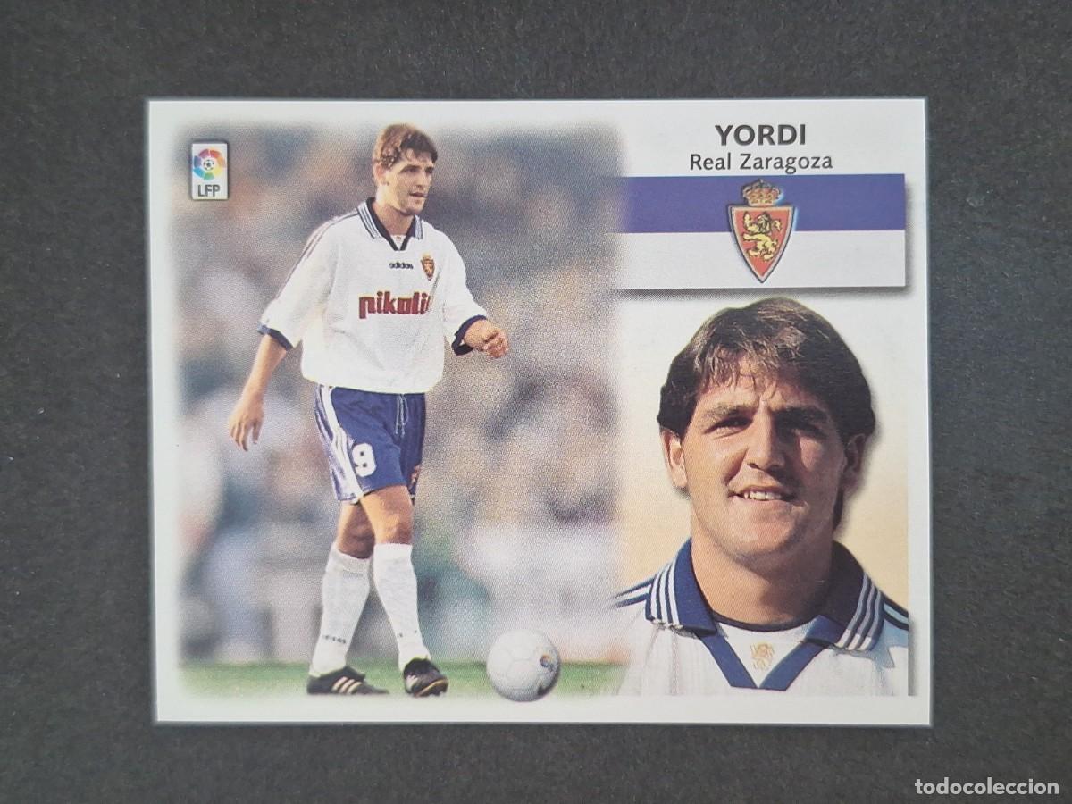 Cartes &agrave; collectionner de Football: L5 YORDI REAL ZARAGOZA LIGA ESTE 1999 2000 99 00 NUNCA PEGADO SIN PEGAR
