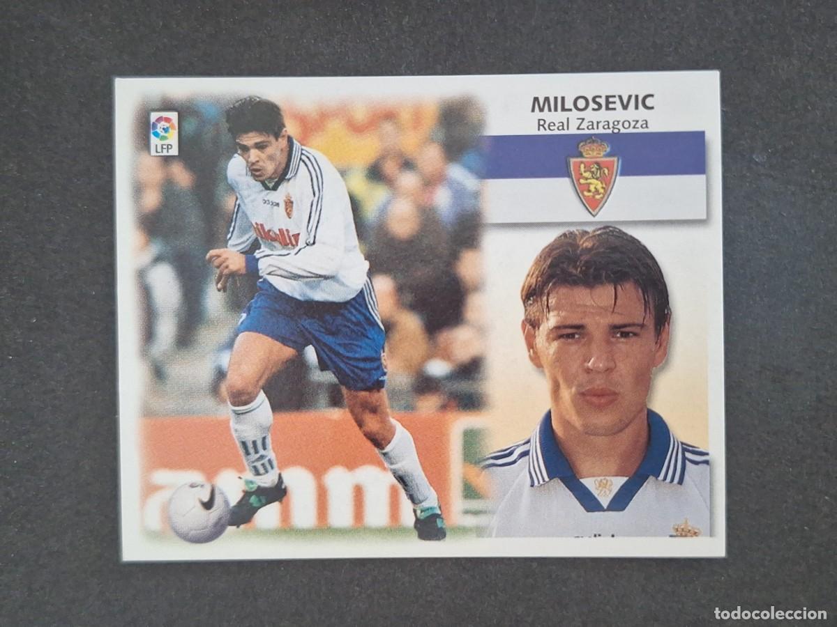 Cartes &agrave; collectionner de Football: L5 MILOSEVIC REAL ZARAGOZA LIGA ESTE 1999 2000 99 00 NUNCA PEGADO SIN PEGAR