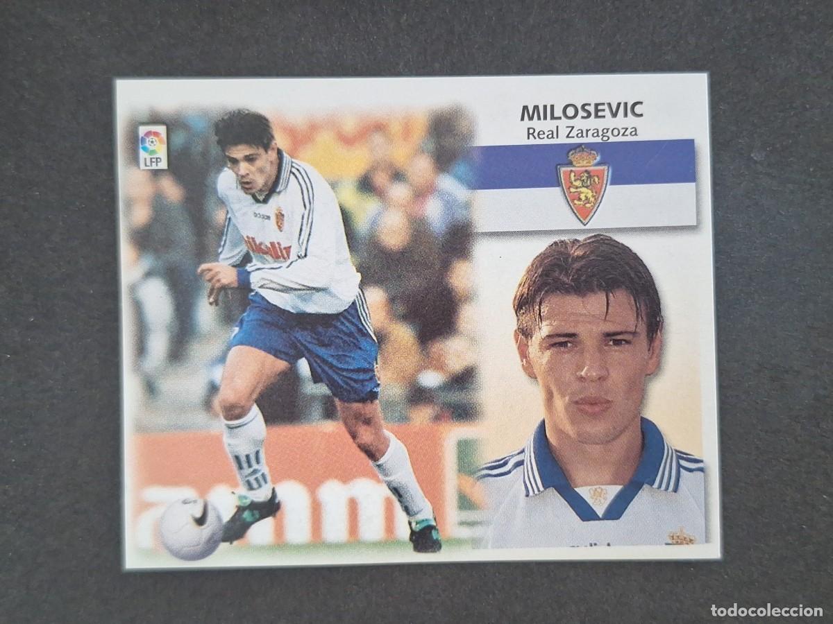 Cartes &agrave; collectionner de Football: L5 MILOSEVIC REAL ZARAGOZA LIGA ESTE 1999 2000 99 00 NUNCA PEGADO SIN PEGAR