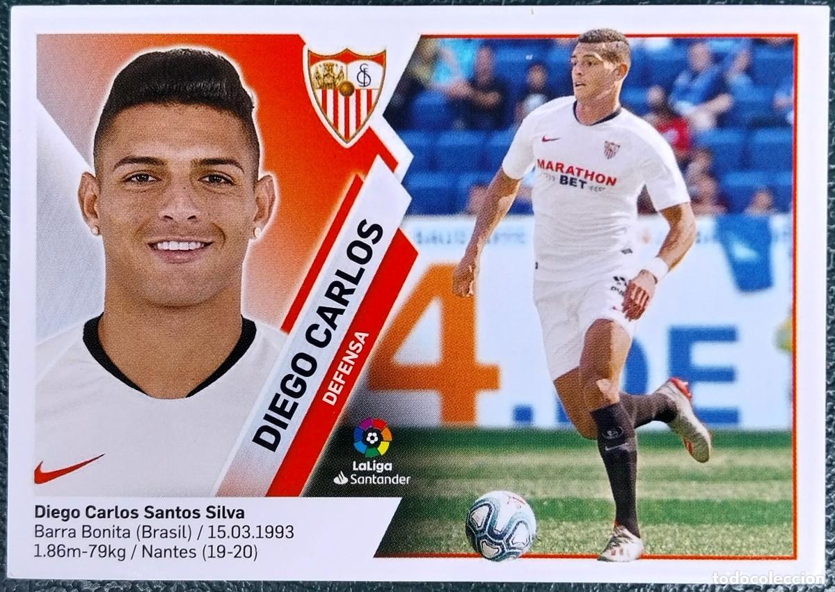 Cartes &agrave; collectionner de Football: 7 BIS DIEGO CARLOS SEVILLA FC COLOCA CROMOS ALBUM EDICIONES ESTE 2019 2020 19 20