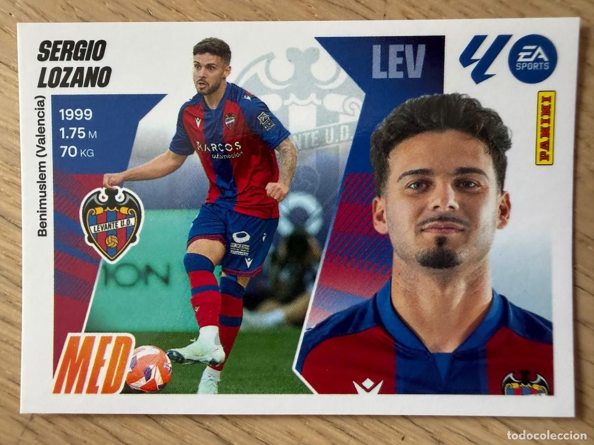 Cartes &agrave; collectionner de Football: 13 SERGIO LOZANO LEVANTE 25 26 2025 2026 LIGA EA SPORTS COLECCIONES ESTE SIN PEGAR STICKER