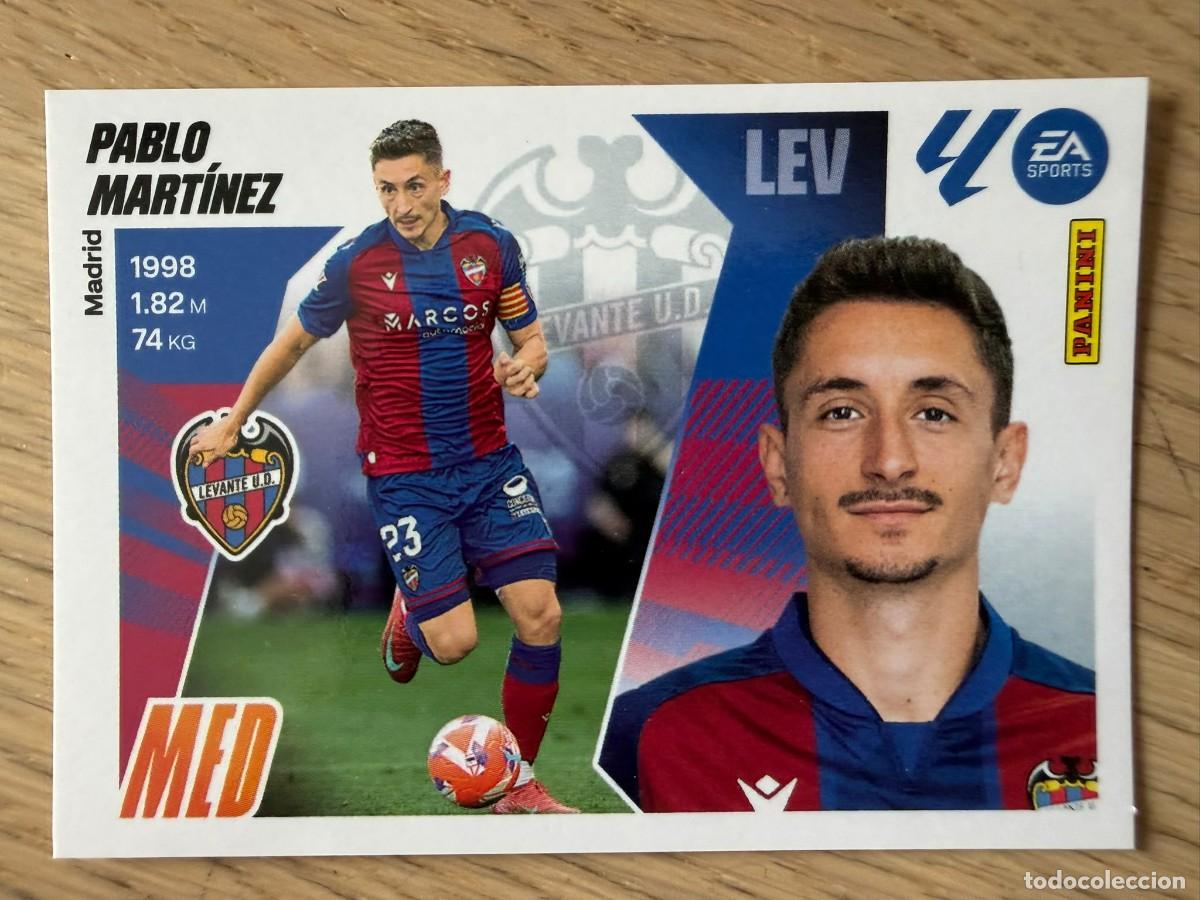 Figurine di Calcio: 15 PABLO MARTINEZ LEVANTE 25 26 2025 2026 LIGA EA SPORTS COLECCIONES ESTE SIN PEGAR STICKER