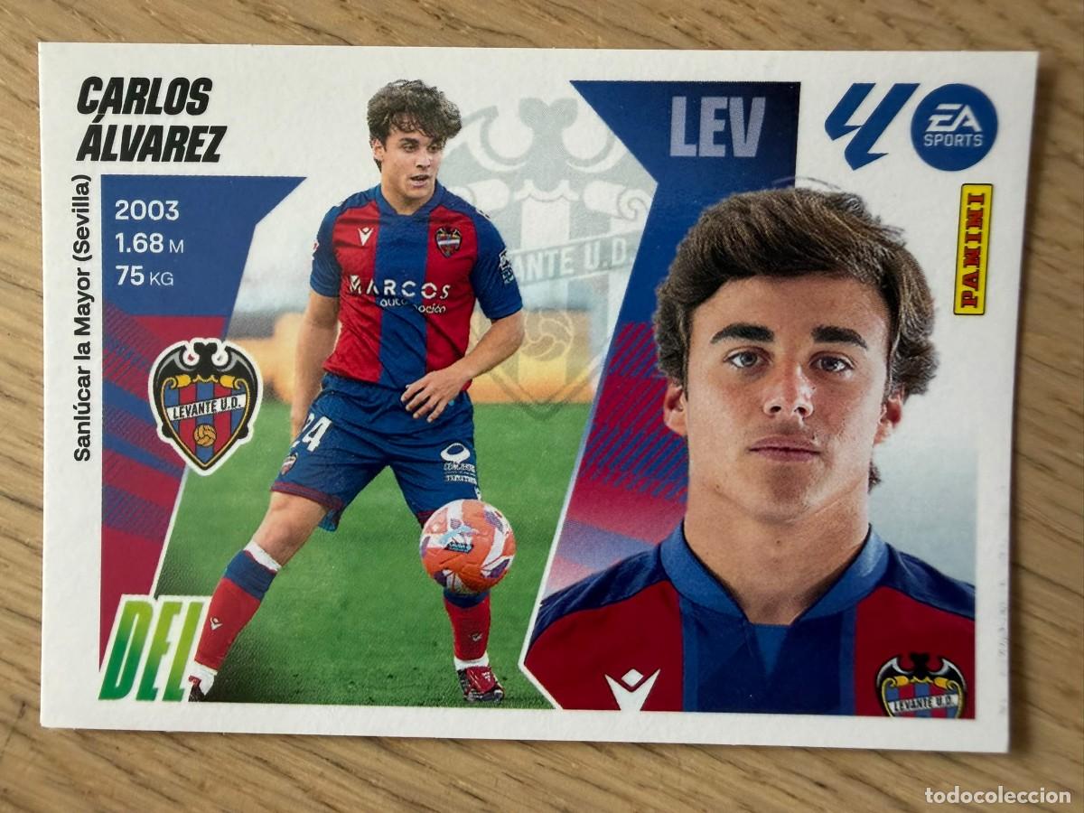 Fu&szlig;ball-Sticker: 16 CARLOS ALVAREZ LEVANTE 25 26 2025 2026 LIGA EA SPORTS COLECCIONES ESTE SIN PEGAR STICKER