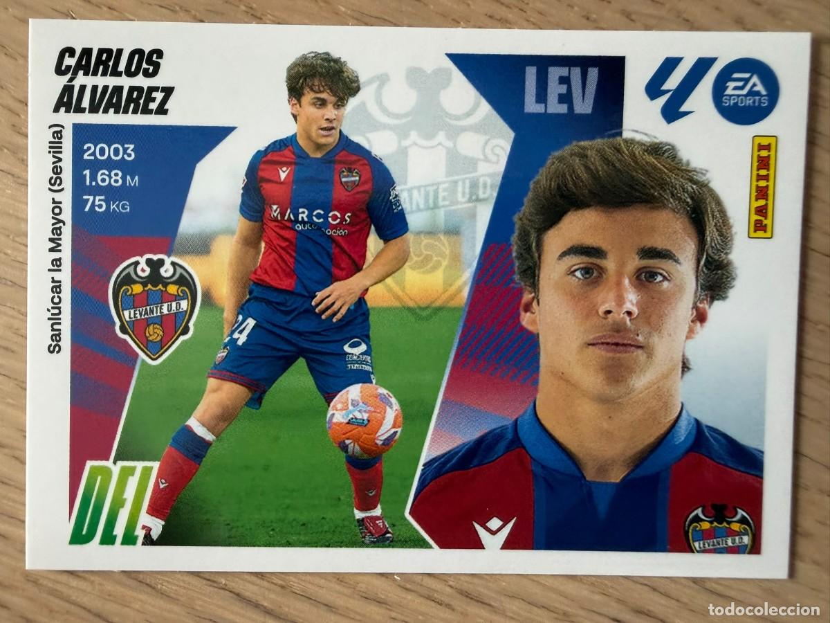 Figurine di Calcio: 16 CARLOS ALVAREZ LEVANTE 25 26 2025 2026 LIGA EA SPORTS COLECCIONES ESTE SIN PEGAR STICKER