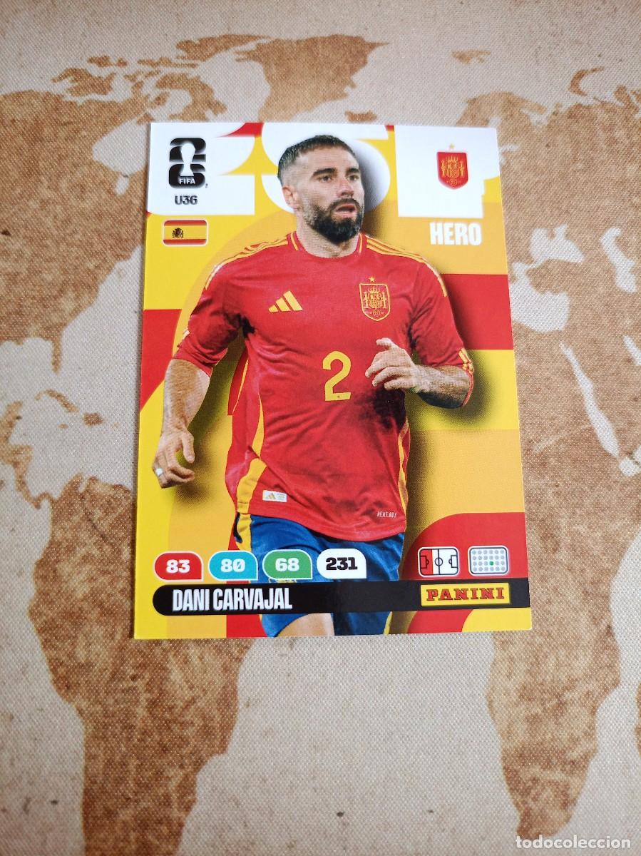 Fu&szlig;ball-Sticker: U36 DANI CARVAJAL Adrenalyn WORLD cup 2026