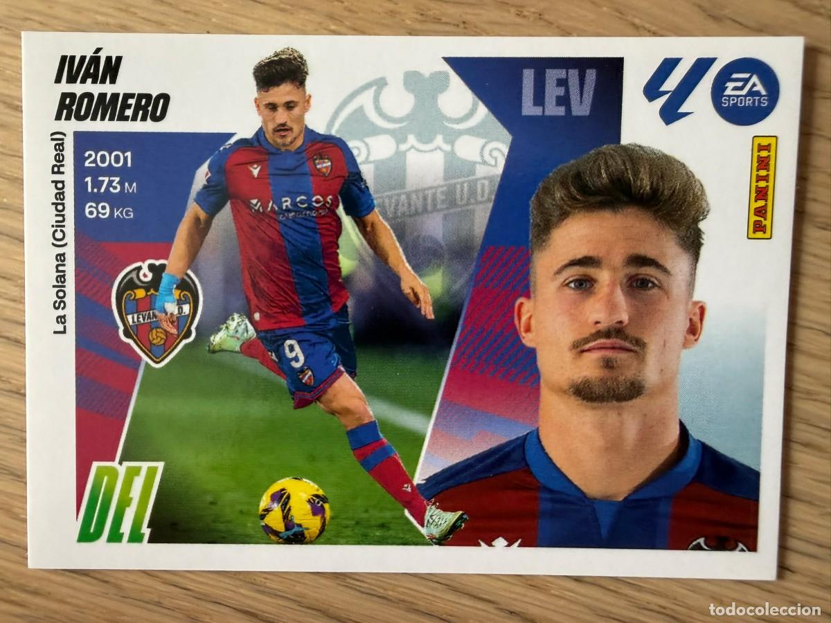 Football Stickers: 17 IVAN ROMERO LEVANTE 25 26 2025 2026 LIGA EA SPORTS COLECCIONES ESTE SIN PEGAR STICKER