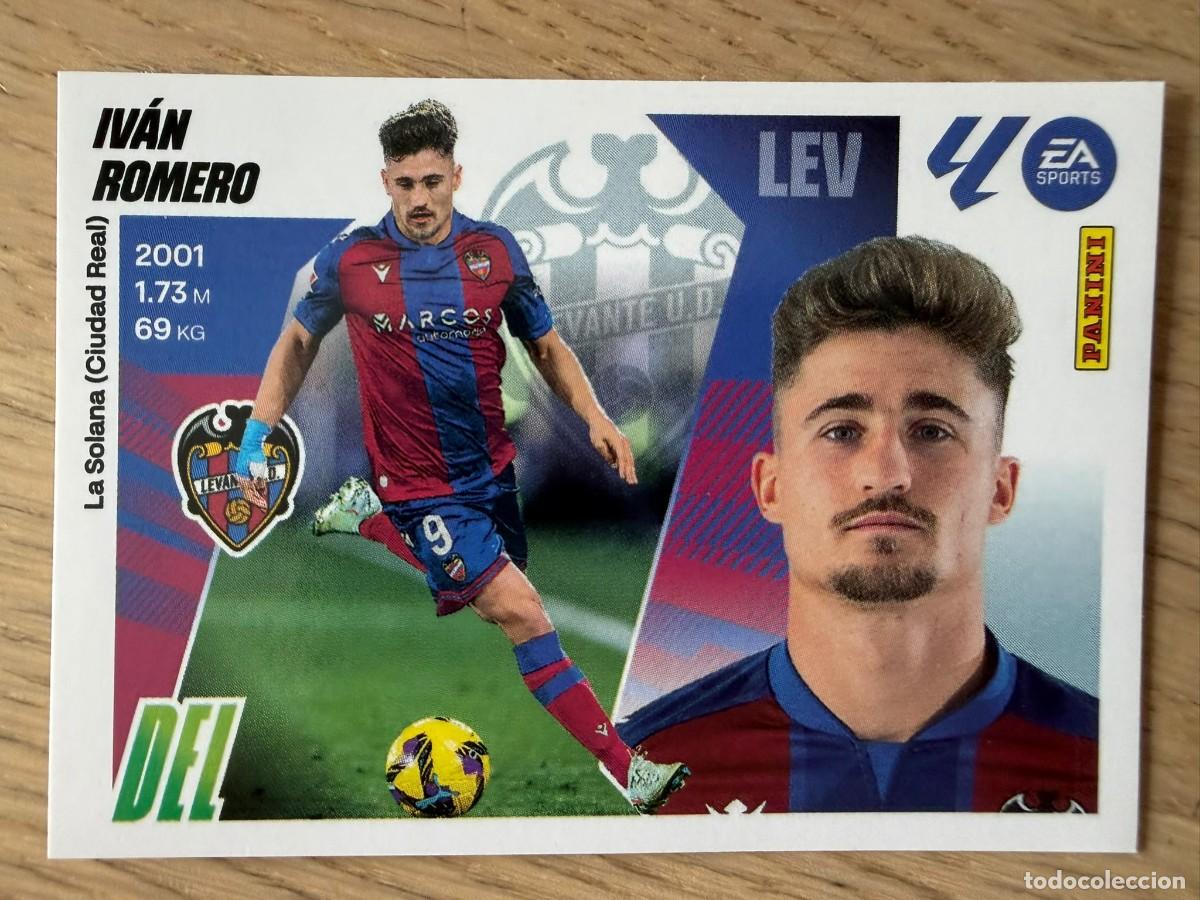 Football Stickers: 17 IVAN ROMERO LEVANTE 25 26 2025 2026 LIGA EA SPORTS COLECCIONES ESTE SIN PEGAR STICKER